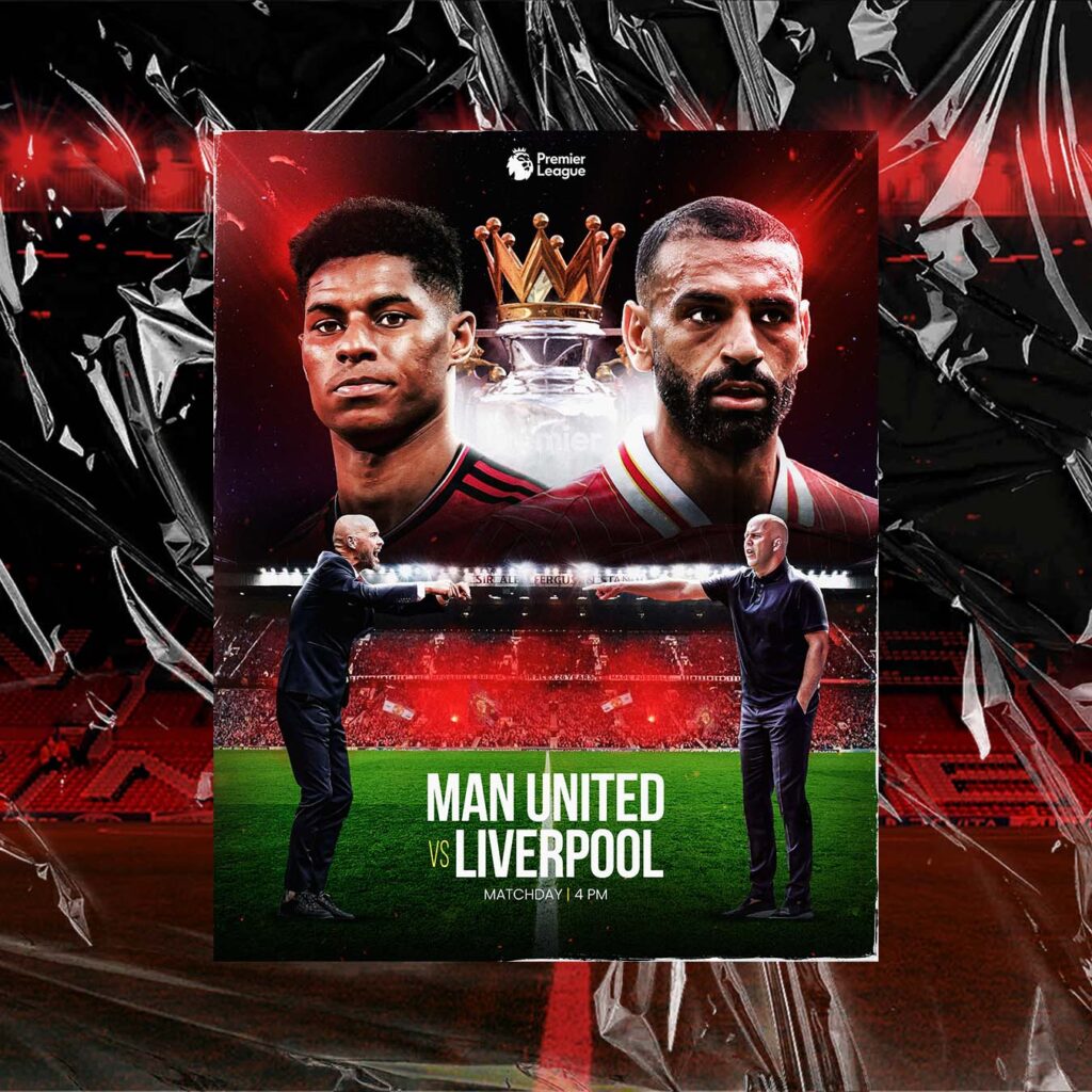 Affiche - Manchester United vs Liverpool - Premier League