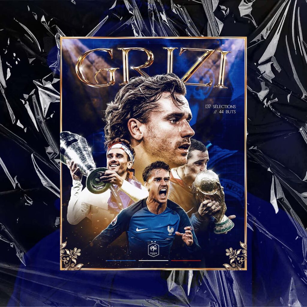 Affiche - Antoine Griezmann - Équipe de France