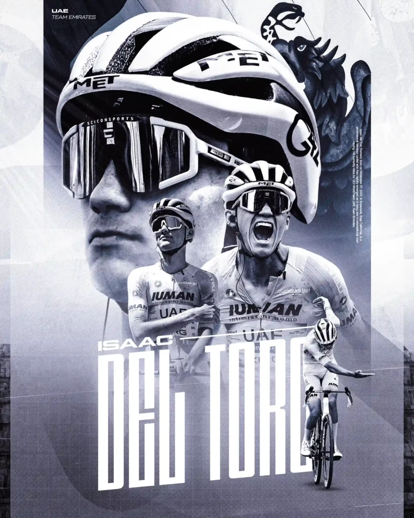 Affiche - Cyclisme - Isaac Del Toro