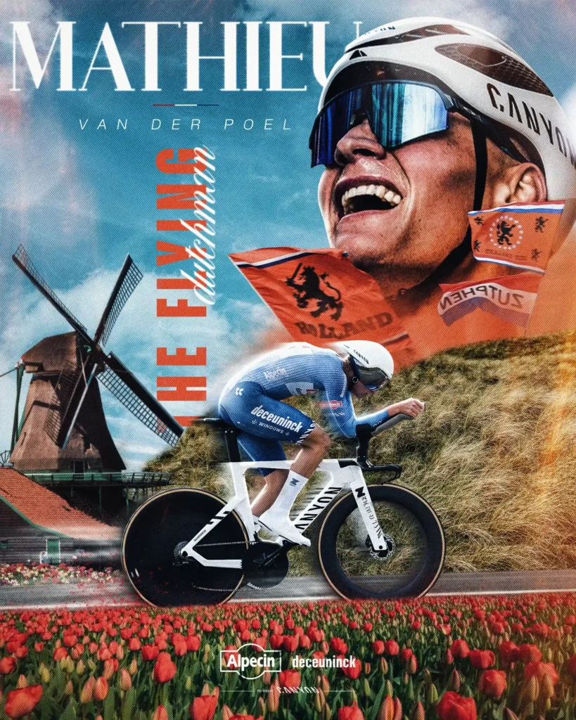 Affiche - Cyclisme - Mathieu van der Poel
